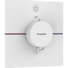 Hansgrohe ShowerSelect Comfort E Thermostat - encastré - 1 fonction - blanc mat SW918067