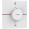 Hansgrohe Showerselect Comfort E Thermostat encastré pour 2 fonctions mat blanc SW918035