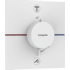 HansGrohe ShowerSelect Comfort E Thermostat pour installation encastrée pour 2 systèmes avec combinaison de sécurité intégrée selon EN1717 SW918035