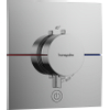 Hansgrohe ShowerSelect Comfort E Thermostaat - inbouw - 1 functie - extra uitgang - hoogglans chroom SW918050
