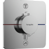 Hansgrohe ShowerSelect Comfort Q Inbouw Thermostaat - 2 functies - met inbouwdeel - chroom SW1481440