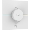 Hansgrohe ShowerSelect Comfort E Thermostat - encastré - 1 fonction - sortie supplémentaire - blanc mat SW918016