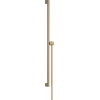 Hansgrohe Unica Glijstang S Puro - 90 cm - met easy slide schuifstuk en isiflex - doucheslang - 160 cm - geborsteld brons SW918155