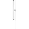 Hansgrohe Unica Glijstang E Puro - 65 cm - met easy slide schuifstuk en isiflex - doucheslang - 160 cm - chroom SW918011