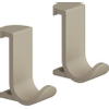 Hansgrohe WallStoris Planet Edition handdoekhaak breed - 2 stuks - mat zand (beige) SW918216