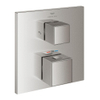 Grohe Grohtherm cube afdekset thermostaat m/omstel supersteel SW960318