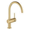 Grohe Minta Keukenkraan - hoog - draaibare ronde uitloop - brushed cool sunrise (goud) SW960335