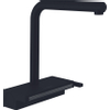 Hansgrohe Aquno Select M81 - 1 greeps keukenkraan - 250 uitrekb. uitloop - 2jet - sbox - mat zwart SW971406