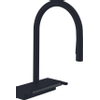 Hansgrohe Aquno Select M81 - 1 greeps keukenkraan - 170 uittrekbare vuistdouche - 3jet - mat zwart SW971378