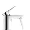 Duravit Wave Wastafelmengkraan - s-size - eengreeps - zonder waste - voorsprong 9.5cm - hoogglans chroom SW997758
