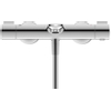 Duravit Wave Mitigeur baignoire - thermostatique - avec inverseur - raccordement - entraxe = 15cm - Chrome SW962407