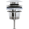 Duravit Universeel Push-openventiel - geborsteld RVS SW997773