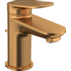 Duravit Wave Wastafelmengkraan - s-size - eengreeps - met waste - voorsprong 9.5cm - geborsteld brons SW997762