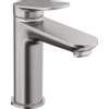 Duravit Wave Mitigeur lavabo - M size - avec levier - sans bonde - projection 12.2cm - Inox brossé SW962055