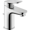 Duravit Wave Wastafelmengkraan - s-size - eengreeps - met waste - voorsprong 9.5cm - hoogglans chroom SW997724