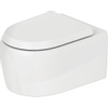 Duravit Qatego WC suspendu - sans bride - 38x57cm - hygieneglaze - Blanc billant SW962040