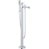 Duravit Wave Badmengkraan - vrijstaand - 2 functies - voorsprong 22.5cm - eengreeps - hoogglans chroom SW997640