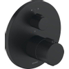 Duravit Thermostatarmaturen Afbouwdeel - inbouw bad/douchekraan - thermostatisch - 2 uitgangen - diameter 17cm - mat zwart SW961822