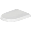Duravit Qatego Closetzitting - met deksel - met softclose - 36.9x46.3x4.4cm - afneembaar - wit glans SW962034