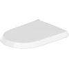 Duravit Qatego Closetzitting - met deksel - met softclose - 36.8x42.5x4.4cm - afneembaar - wit glans SW962325