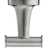 Duravit Starck T Handdoekhaak - dubbel - rond - geborsteld RVS SW962332