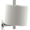 Duravit Starck T Porte-papier toilette - 5x5x15.2cm - Inox brossé SW962388
