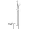 Grohe Grohtherm 1000 Performance Ensemble de douche Comfort - 90cm - avec raccords - Chrome SW999031