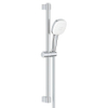 GROHE Tempesta 110 Cube Ensemble barre de douche - 60cm - douchette carrée - 2 jets - 8,0 l/min - flexible de douche lisse - chromé SW999127