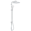 GROHE Tempesta 250 Cube Douchesysteem 92cm - zonder kraan - hoofddouche - 25cm - vierkante handdouche - 3 straalsoorten - met omstel - chroom SW999119