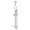 GROHE Tempesta 110 Ensemble barre de douche - 60cm - pommeau de douche rond - 3 types de jets - flexible de douche lisse - avec porte-savon - chromé SW999081