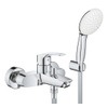 GROHE Eurosmart Badmengkraan - eengreeps - met doucheset - met omstel - chroom SW999166