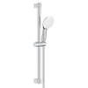 GROHE Tempesta 110 Ensemble barre de douche - 60cm - douchette ronde - 1 jet - flexible de douche lisse - chrome SW999174