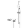 Grohe Grohtherm 1000 Performance Ensemble de douche Comfort - 60cm - avec raccords - Chrome SW999102