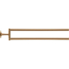 Duravit Starck T Handdoekhouder - 2 stangen - 46.5cm - draaibaar - brons geborsteld SW962043