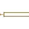 Duravit Starck T Handdoekhouder - 2 stangen - 46.5cm - draaibaar - gepolijst goud SW997647