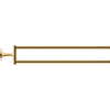 Duravit Starck T Handdoekhouder - 2 stangen - 46.5cm - draaibaar - goud gepolijst SW997647