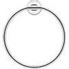 Duravit Starck T Handdoekring - diameter 21cm - geborsteld brons SW962042