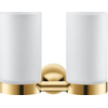Duravit Starck T Tandenborstelhouder - dubbel - matglas - gepolijst goud SW997764