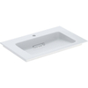 Geberit One meubelwastafel 75x48cm m/1 kr.gat z/overl tect wit SW1111955
