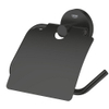GROHE Essentials Toiletrolhouder - met klep - matte black SW1077318