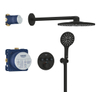 Grohe Grohtherm Smartcontrol Perfect Douche pluie - complète - phantom black SW1077414