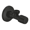 Grohe Hoekstopkraan - 1/2"x1/2" - met rozet - matte black (mat zwart) SW1077262
