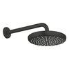 GROHE Tempesta 210 Pomme de douche - 21cm - 1 jet - bras mural 28.6cm - noir mat SW1077257