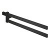 GROHE Selection Cube Porte-serviettes - 40cm - double - pivotant - phantom black SW1077583