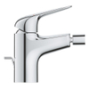 GROHE Euroeco Bidetmengkraan - eengreeps - met trekwaste - chroom SW1077391