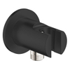 Grohe Tempesta Wandaansluitbocht - 1/2" - met houder - matte black (mat zwart) SW1077408