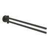Grohe Essentials Handdoekhouder - 44cm - 2-delig - draaibaar - matte black (mat zwart) SW1077350