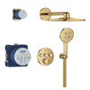 Grohe Grohtherm Smartcontrol Perfect Douche pluie - complète - Cool sunrise brillant (or) SW1077343