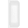 Villeroy & Boch Architectura Bad - 180x80cm back to wall - White (zwart) SW1150381