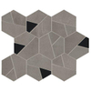 Ceralto Dorsena Carreau mosaïque - 25x28.5cm - 9.0mm - rectifié - Smoke SW1129725
